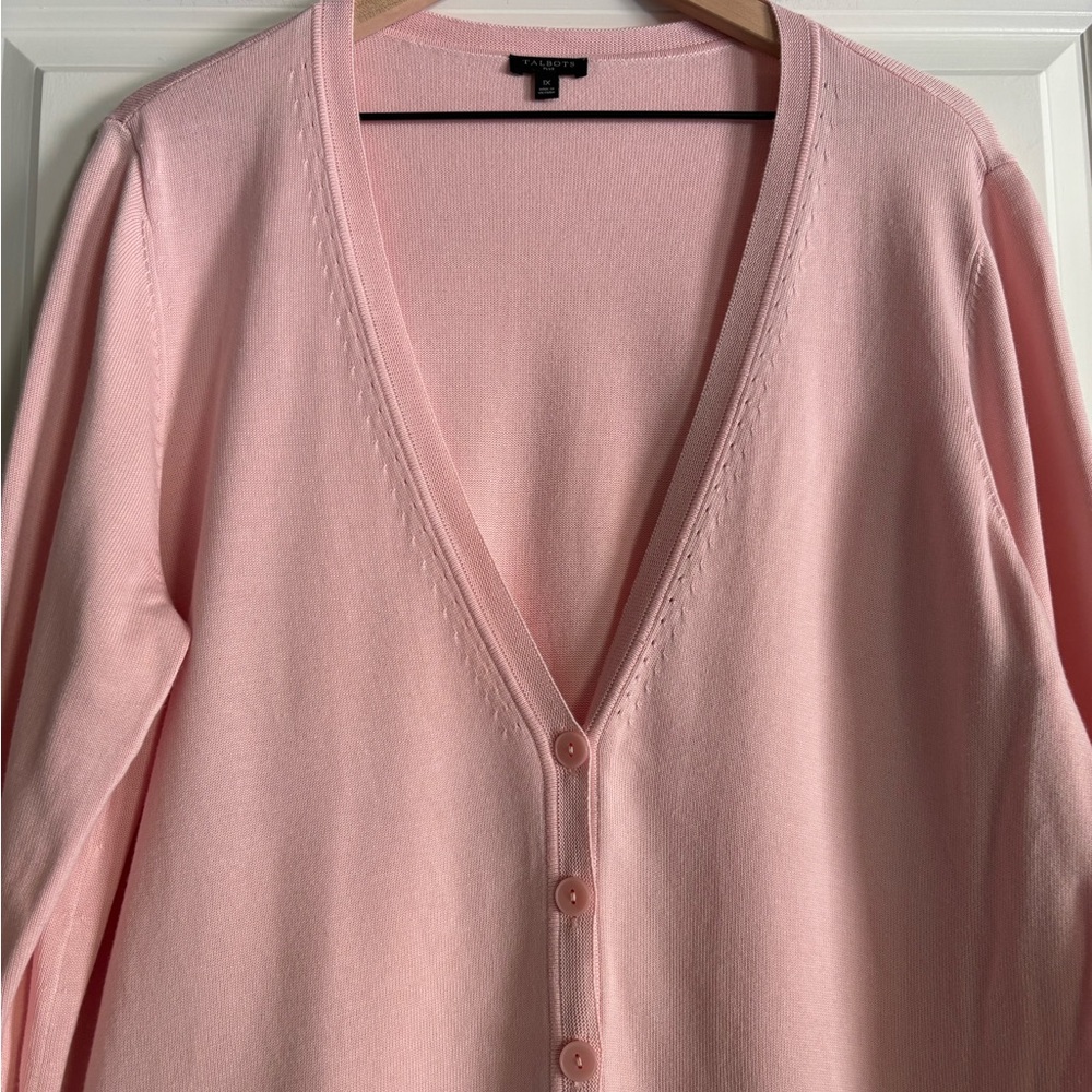 Talbots Plus Women’s Cardigan Sweater - Picture 3 of 5